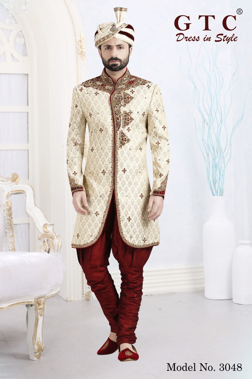 3048 Designer Sherwani Age Group: 16-50
