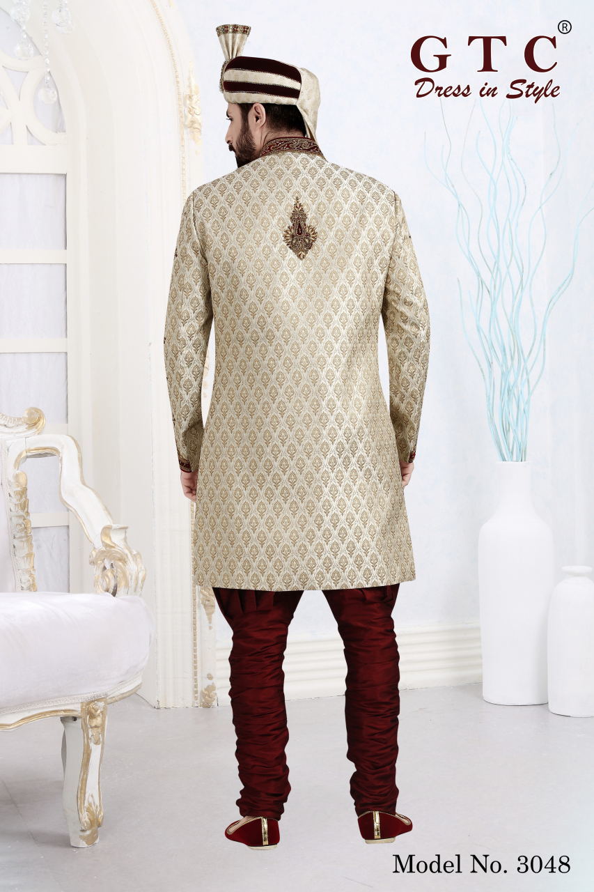 3048 Designer Sherwani Age Group: 16-50