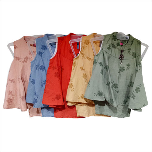 Available In Different Color Girls Summer Top