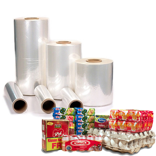 Polyolefin Shrink Film - Transparent Roll 800 MTRS ~ 1332 MTRS, 10 MIC ~ 25 MIC Thickness | High Clarity, Moisture & Odor Protection, Long Shelf Life