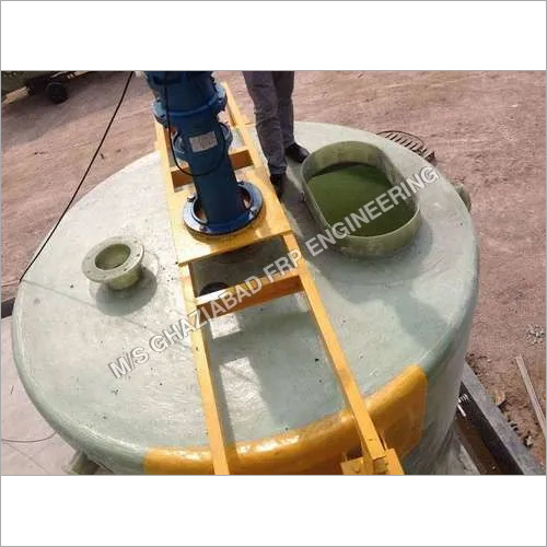 Frp Agitator Tank - Frp Resin, Cylinder Shape, Model Fats-02 To Fats-150, Long Service Life 50 Years, Corrosion Resistant, Lightweight & Easy To Assemble