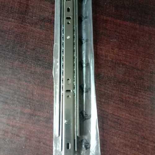 Drawer Channel - Steel, 400mm Length x 40mm Width | Silver Finish, 30kg Load Capacity, Side Mount Installation