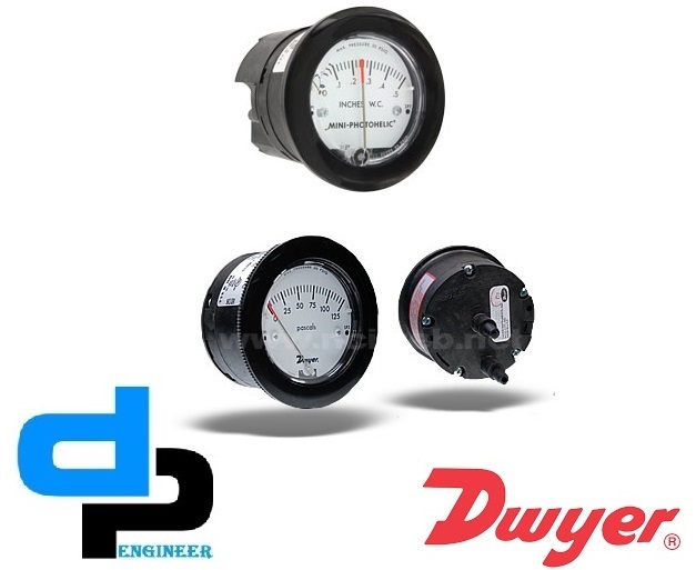 Dwyer 2-5000-1kpa Minihelic Ii Differential Pressure Gauge 0-1 Kpa Accuracy: A 5% Of Fs At 70a F (21.1a C) Mm