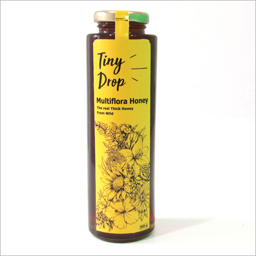 500 gm Tiny Drop Multiflora Honey - 99% Purity, Sweet Liquid Form for Daily Energy Boost and Immune System Support