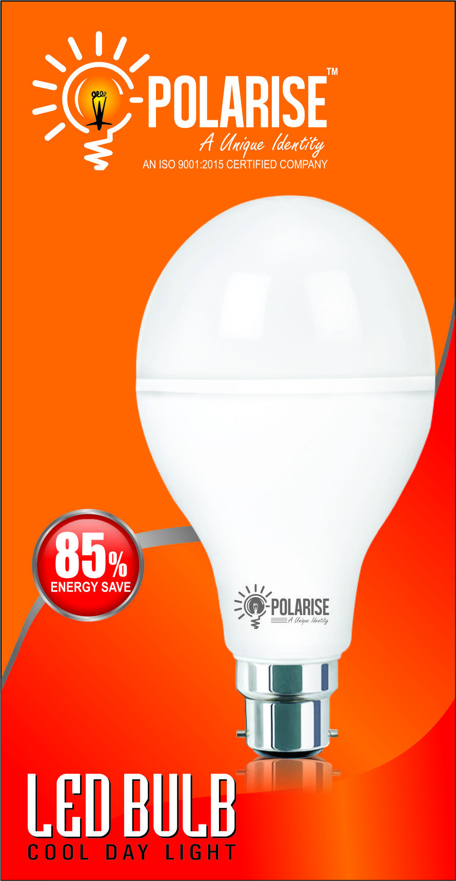 3w Led Bulb - Polycarbonate With Aluminum Insert, 57x57x107 Mm, Warm White To Cool White (3000k-6500k) | Cost-efficient, Flicker-free, High Efficiency (>90%), Low Power Consumption