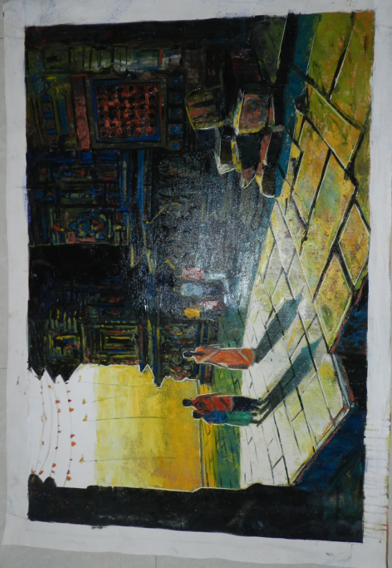 Cauvery Arts & Framing, Oil On Canvas, 24" * 36", (Without Frame)