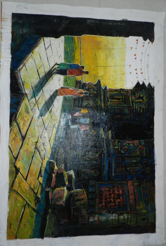 Cauvery Arts & Framing, Oil On Canvas, 24" * 36", (Without Frame)