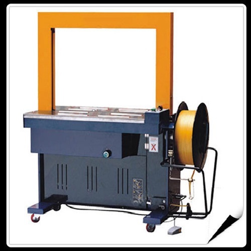 Semi Automatic Strapping Machine - Stainless Steel, 1100x600x1540mm | Semi-automatic Control, Electric Drive, 1.8sec./strap Capacity