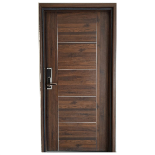 Wooden Post Forming Door - Wood, 3 ft Width x 7 ft Height, Polished Finish | Sound Absorption, Flame Retardant, Termite Resistant