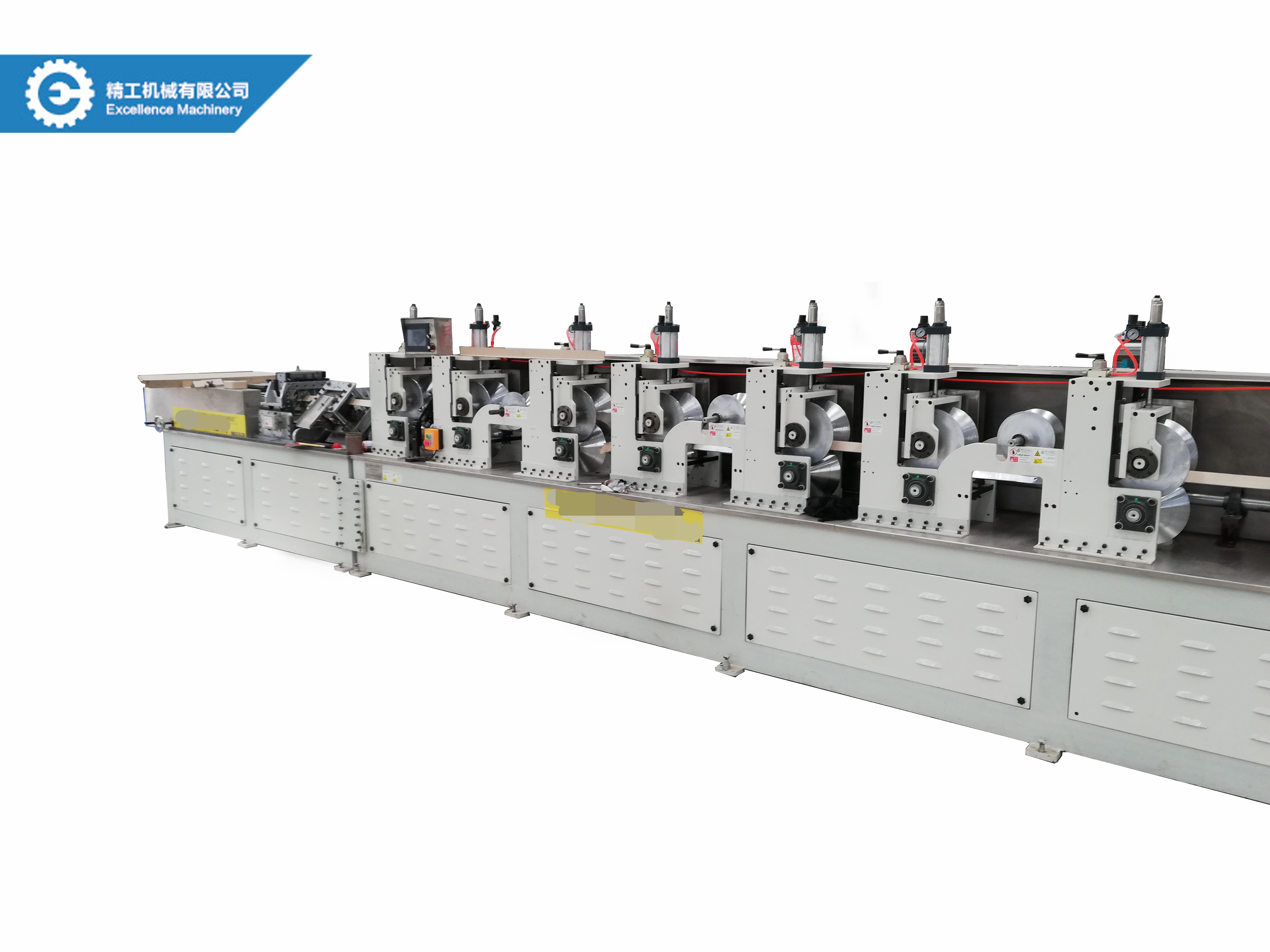 White High Speed Paper Edge Protector Machine