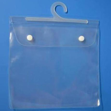 PVC Bag With White Button
