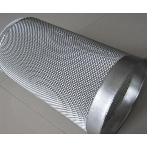 Wire Mesh Filter - Stainless Steel, 100mm Length, Round Shape, Silver Color | Rugged, Washable, Emi Shielding, Easy Installation, Semi-permanent Air Filtration