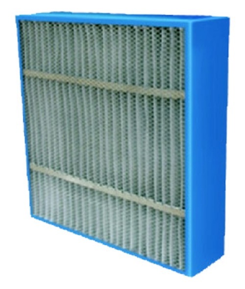 High Temperature Hepa Filters - Microfiber 250x250x50mm, White | Box Filter, Stainless Steel Ms Frame, 99.97% Efficiency, Flow Capacity 0-500 Cfm