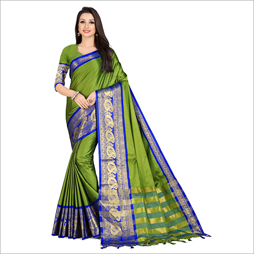 Ladies Simple Silk Saree - Silk Material, Plain Pattern | Ideal for Traditional Occasions in Rainy, Spring, Summer, and Winter Seasons