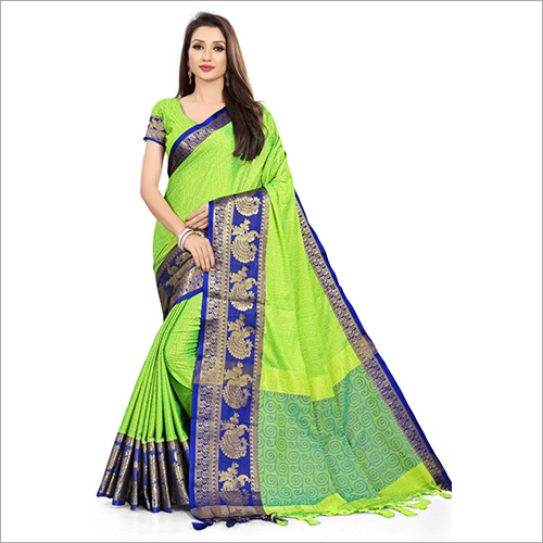 Pink And Also Available In Different Color Ladies Designer Silk Saree