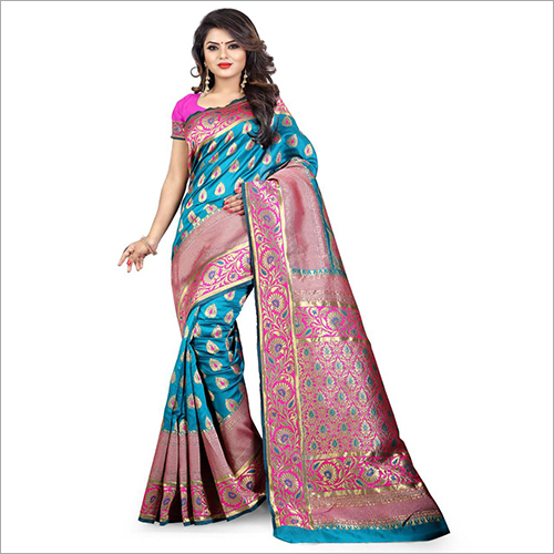 Ladies Party Wear Silk Saree - Lightweight Silk, Printed Design | Versatile For All Seasons, Ideal For Festivities And Events