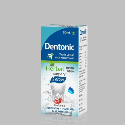 30 Ml Tooth Lotion With Mouthwash Recommended For: All