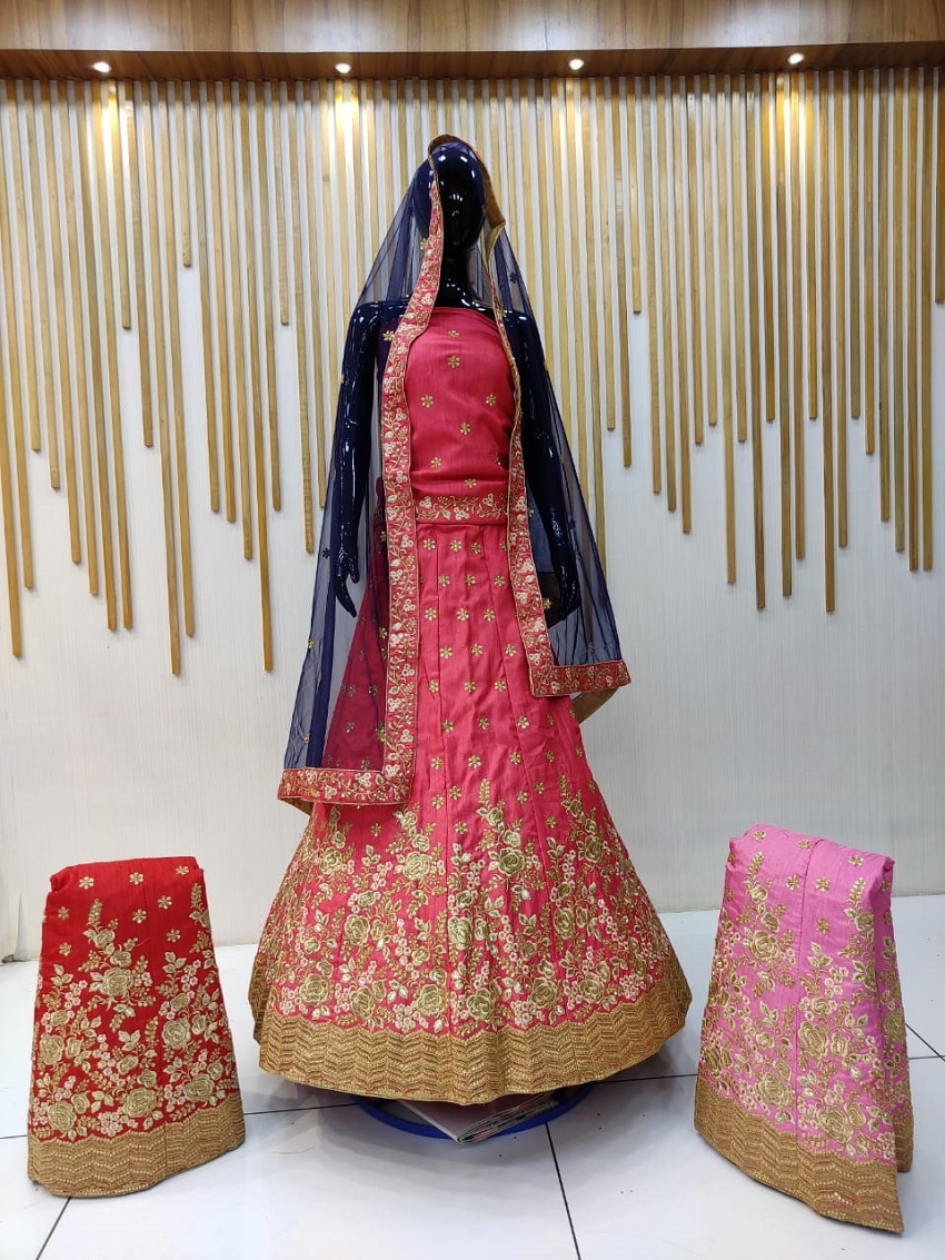 Multicolor Green Lehenga Choli