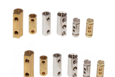 Brass Electrical Terminal - M3-M8 Sizes, Nickel Plated Finish | Up to 400V Voltage Rating, Up to 20A Current Rating, -40°C to +120°C Temperature Range