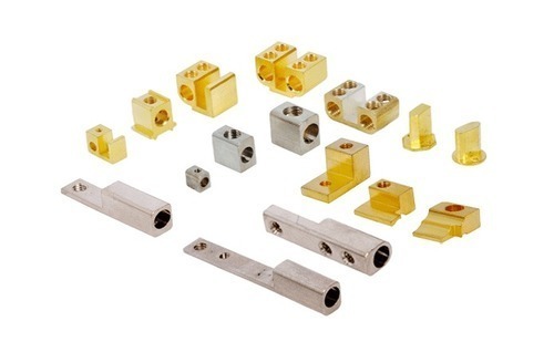 Brass Switchgear Parts - Nickel Plated Finish, ±0.05mm Tolerance , Bulk Packaging