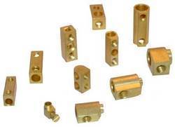 Brass Terminal Connector - Nickel-Plated, Various Dimensions | -40 to 120°C Operating Temperature, Up to 30A Current Rating, Up to 600V Voltage Rating, Bulk Packaging