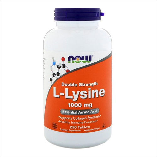 100 Mg L-lysine Tablets Shelf Life: 24 Months