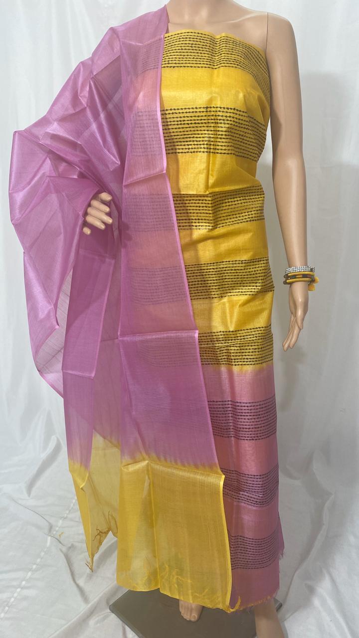 Silk Weaved Top 2.5 Mtrs Dupatta Texture: Woven