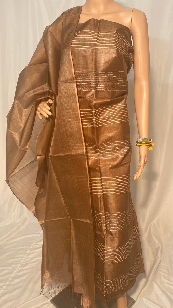 Silk Weaved Top 2.5 Mtrs Dupatta Texture: Woven