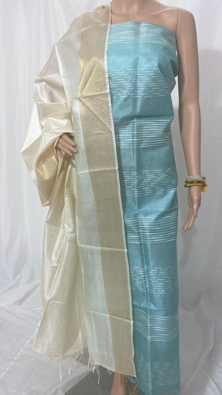 Silk Weaved Top 2.5 Mtrs Dupatta Texture: Woven