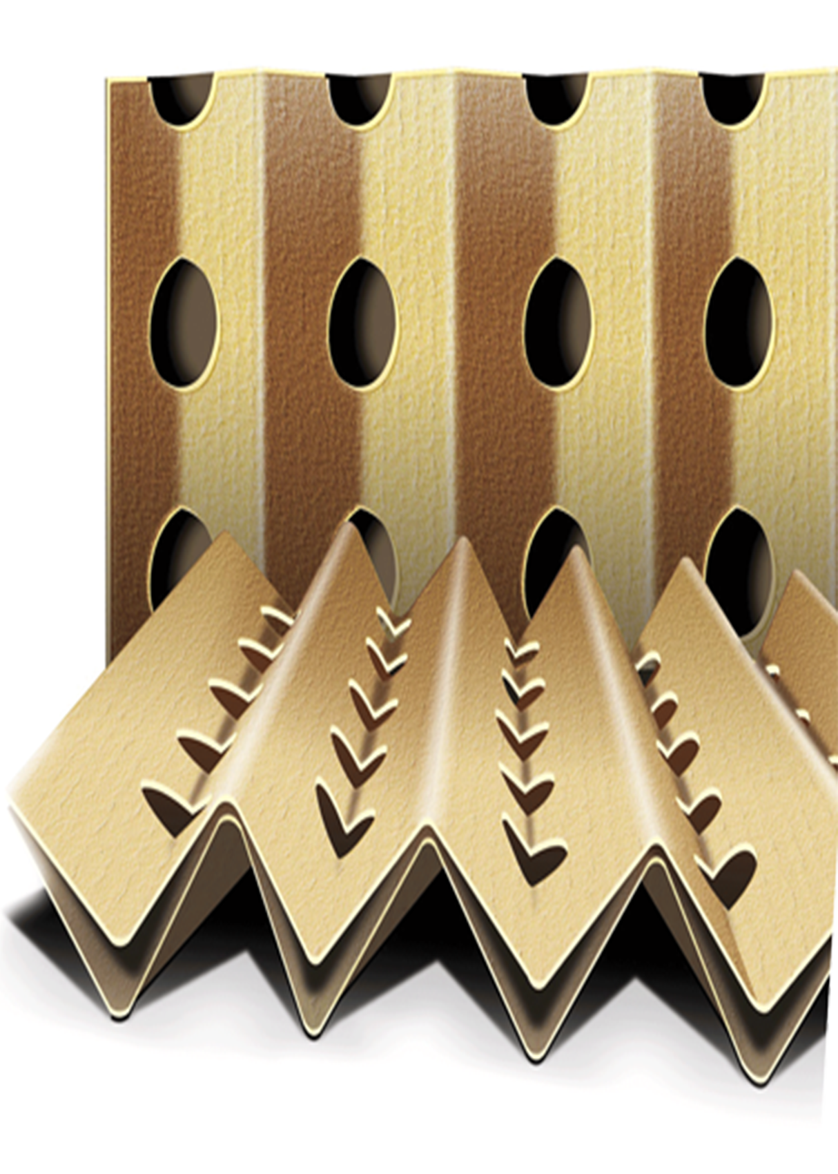 Cardboard Paper Filter - 100x100 Mm, Tan, Hepa Filtration Grade, Water Resistant, Heavy Kraft Paper Construction, Square Shape