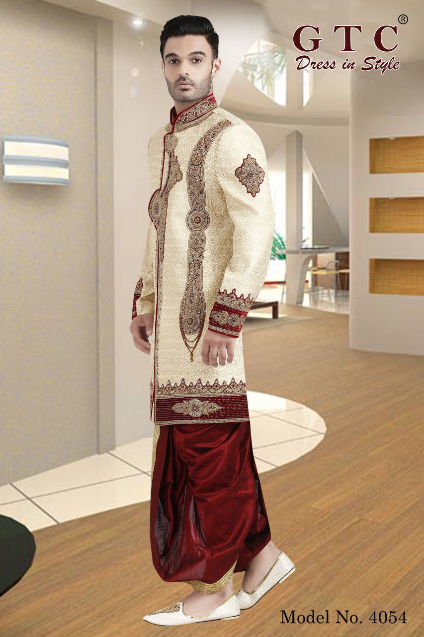 4054 Exclusive & Wedding Sherwani Age Group: 16-50