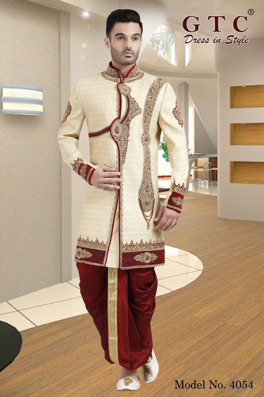 4054 Exclusive & Wedding Sherwani Age Group: 16-50