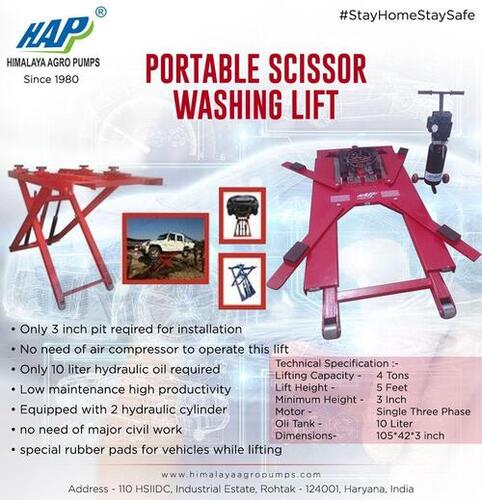 Scissor Lift - Lifting Capacity: 4 Ton Tonne