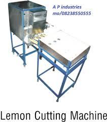 Lemon Cutting Machine - Stainless Steel, 6l*3w*3h Dimensions | High Efficiency, Lower Energy Consumption, Free Stand, 12 Month Warranty