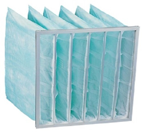 Pocket Filter - Synthetic Material, 360x600 Mm Size, White Color | Hepa Filtration, Long Lifespan, Low Pressure Loss