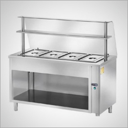 Commercial Bain Marie - Stainless Steel SS304/SS316/SS202, Durable & Rust Proof Finish for Restaurants & Hotels