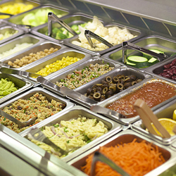 Bain Marie Salad Bar Application: Restaurant