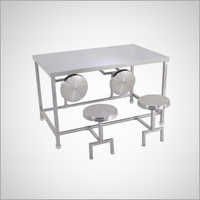 Stainless Steel Kitchen Canteen Dining Table
