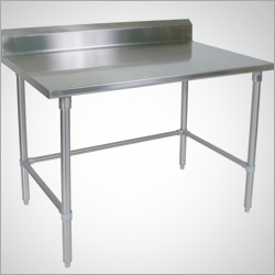 Kitchen Work Table - Stainless Steel SS304/SS316/SS202, Durable & Rust Proof Design for Enhanced Food Preparation