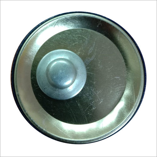 Gift Badge - Blue Finished Metal, Round Shape, 100 Pieces | Lightweight, Smooth Finish, Engraved Logo, Easy To Stitch, Scratch-resistant Edges
