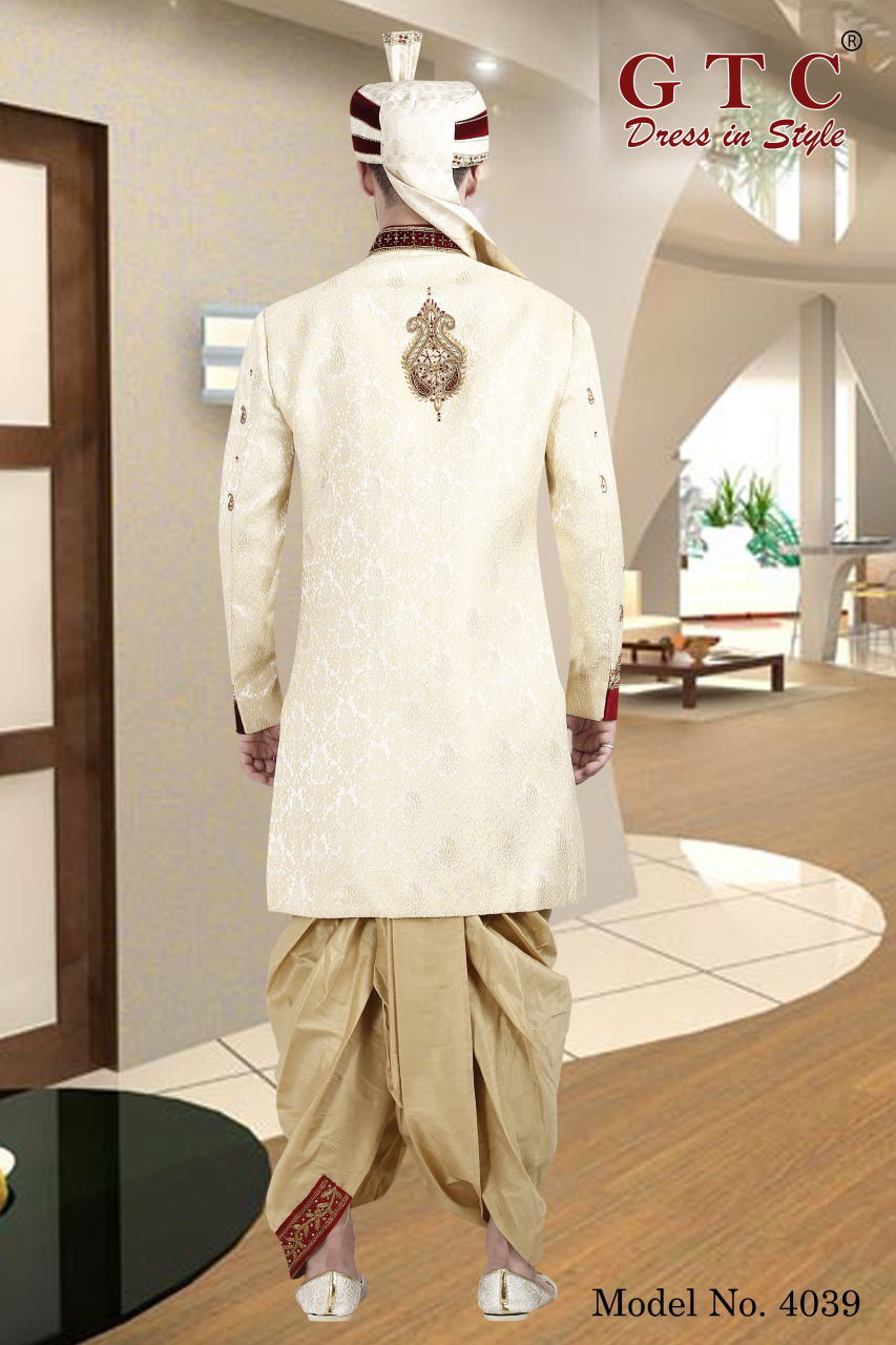 4039 Exclusive & Wedding Sherwani Age Group: 16-50