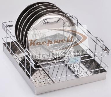 छिद्रित रसोई की टोकरी