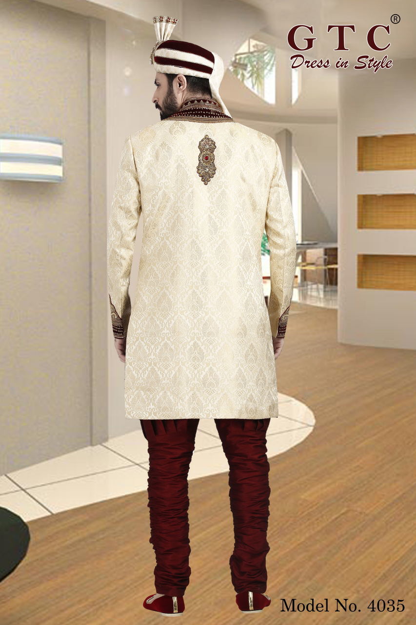 4035 Exclusive & Wedding Sherwani Age Group: 16-50