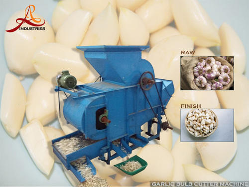 Garlic Bulb Cutter Machine - Galvanized Steel, 6' X 3' X 5' Foot, Blue | 100-1000 Kg/hr Capacity, Manual Control, Eco-friendly, High Efficiency