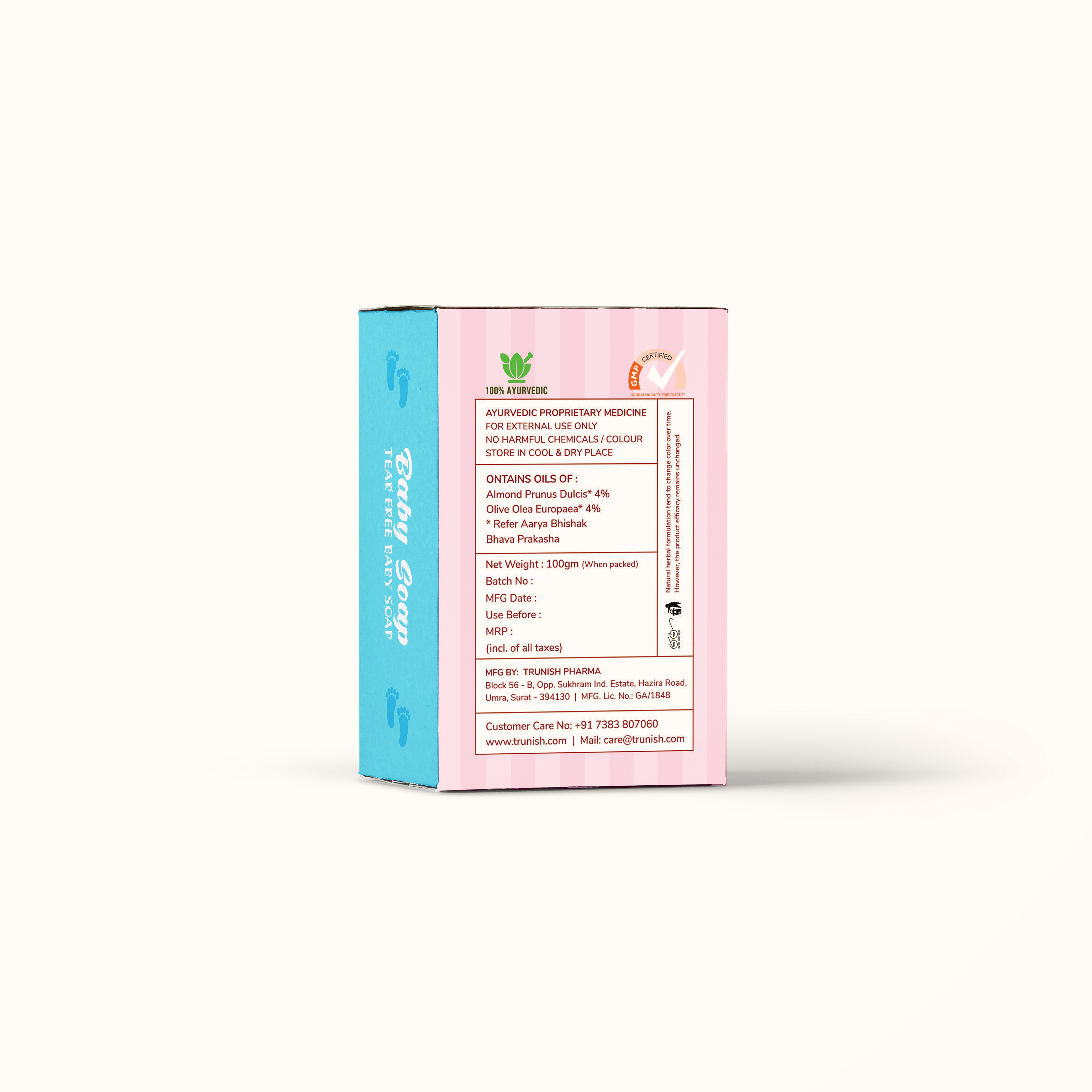 Baby Soap Age Group: For Children(2-18years)