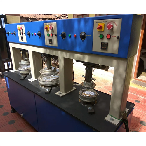 Disposable Plate Making Machine - Ms Material, 220v Semi-automatic | 1 Year Warranty, Non-computerized Operation