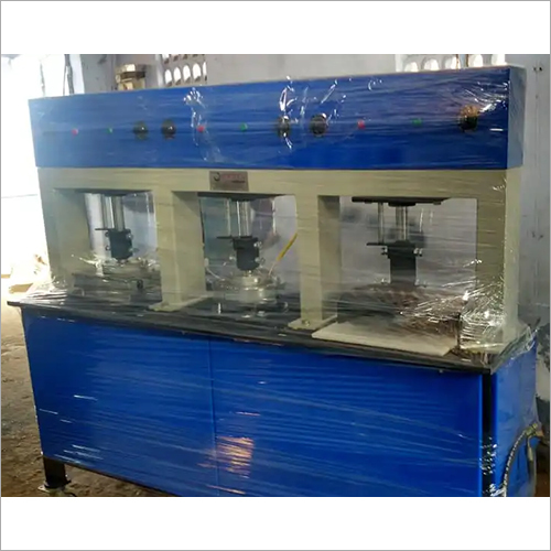 Disposable Plate Making Machine - Ms Material, 220v Semi-automatic | 1 Year Warranty, Non-computerized Operation