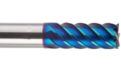 Solid Carbide End Mill Cutters - Color: Silver
