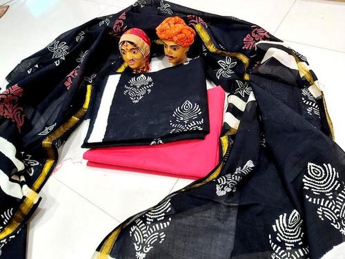 समर बगरू प्रिंट कॉटन सलवार सूट