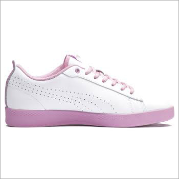 Womens Smash V2 Perf Sneakers - Breathable, Uk 4-uk 9 | Chic Pink And White Design, Low Heel, Suitable For All Seasons